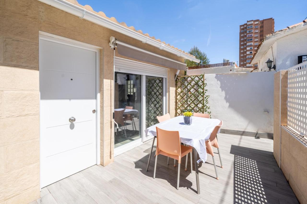 Apartamento Alma Con Terreno Privado Y Parking Compartido - A 800M De Playa Poniente بينايدورم المظهر الخارجي الصورة