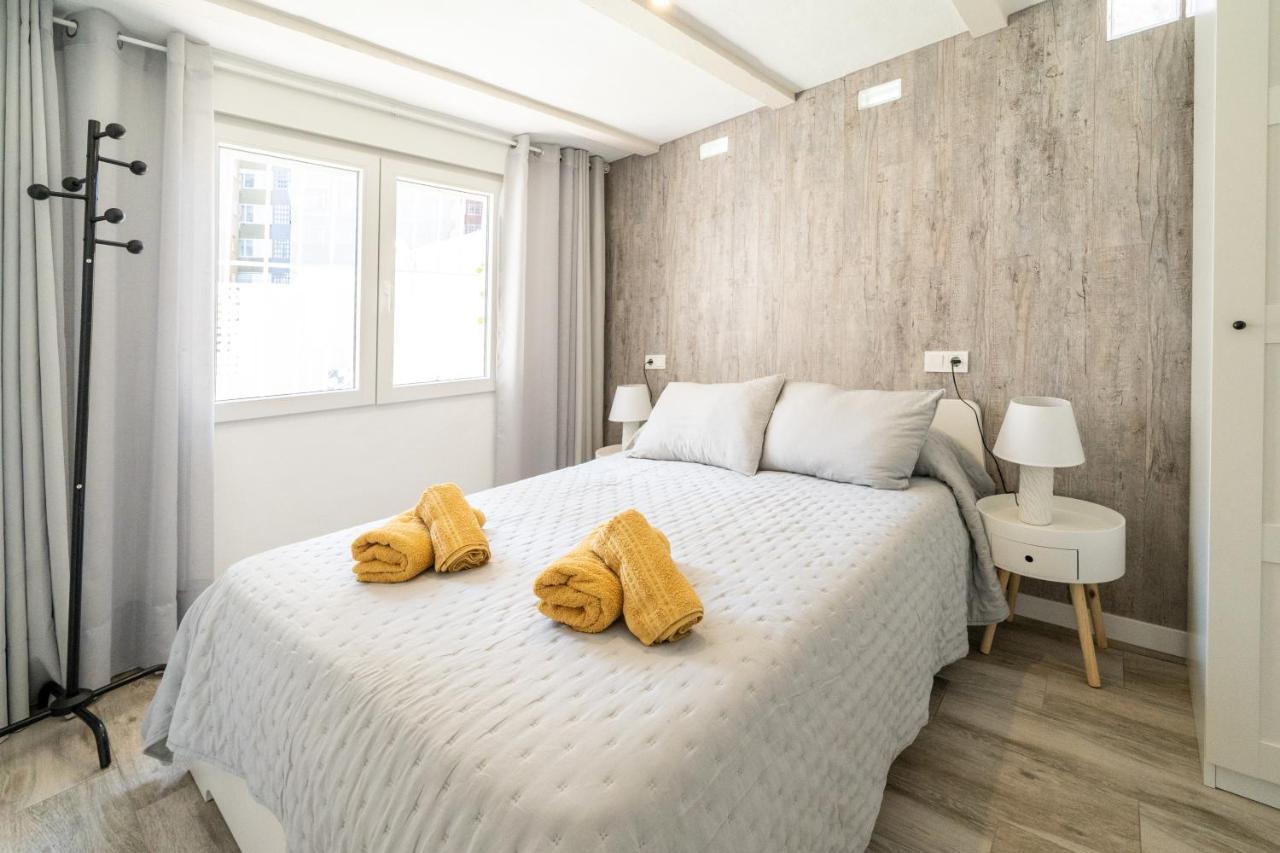 Apartamento Alma Con Terreno Privado Y Parking Compartido - A 800M De Playa Poniente بينايدورم المظهر الخارجي الصورة