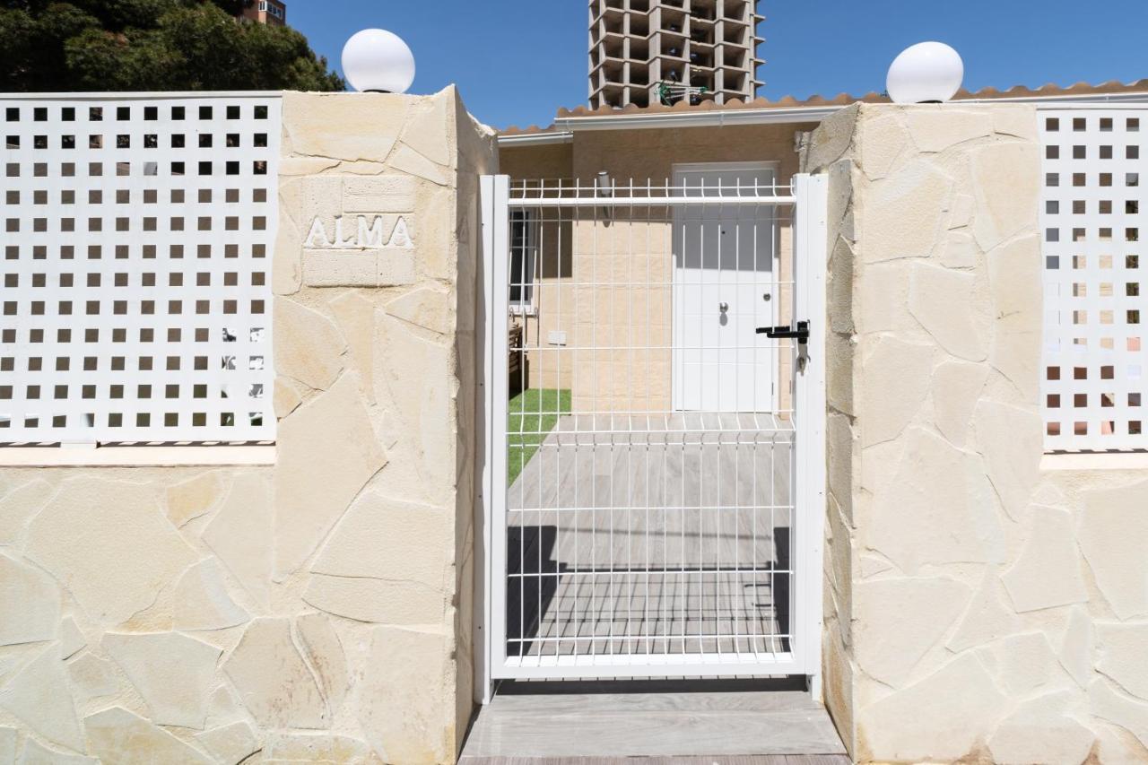 Apartamento Alma Con Terreno Privado Y Parking Compartido - A 800M De Playa Poniente بينايدورم المظهر الخارجي الصورة