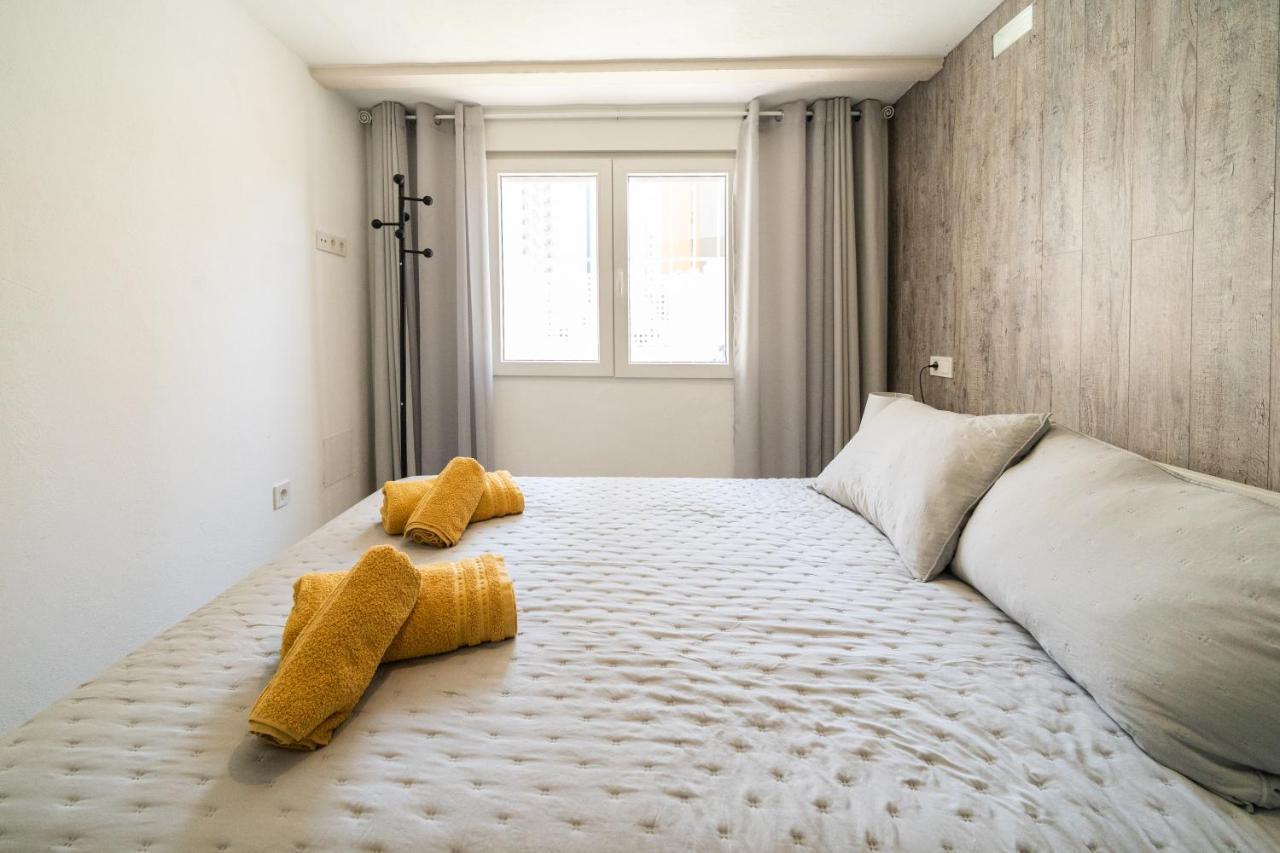 Apartamento Alma Con Terreno Privado Y Parking Compartido - A 800M De Playa Poniente بينايدورم المظهر الخارجي الصورة